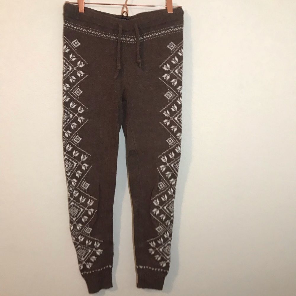 Soft Sweater leggings with tie waist‎